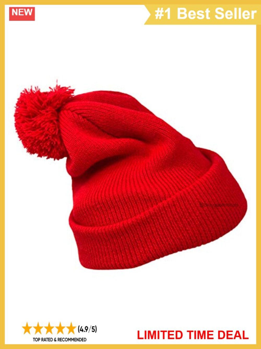 Warm Soft Slouchy Knitted Winter Beanie Hat Chunky Knit Unisex